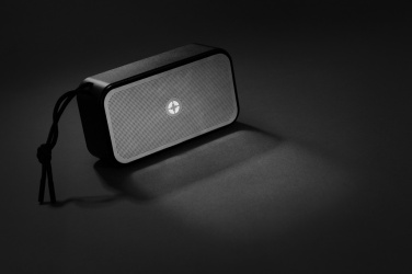 Logo trade corporate gifts picture of: Swiss Peak RCS recycled aluminium 10W bass speaker